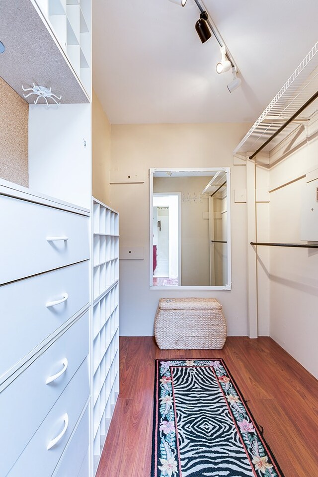 4918 Blue Ridge Trl, San Angelo, TX 76904 - spacious closet with wood finished floors