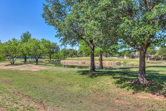 exterior space with a lawn