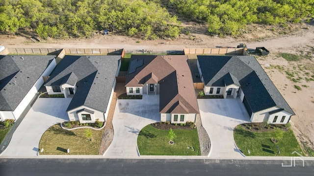 aerial view