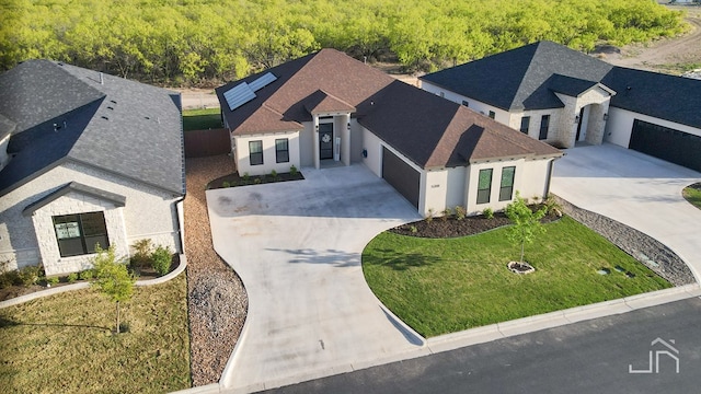 drone / aerial view