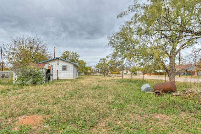 view of yard