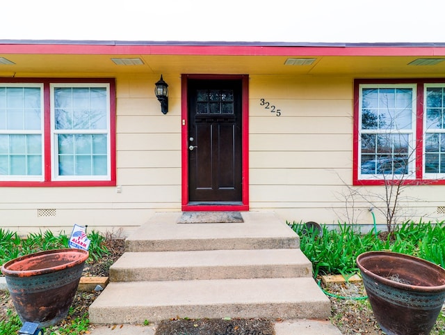 view of entrance to property