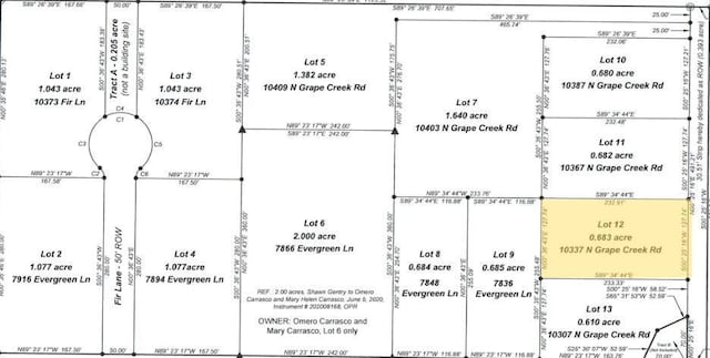 10337 N Grape Creek Rd Unit 12, San Angelo TX, 76901 land for sale