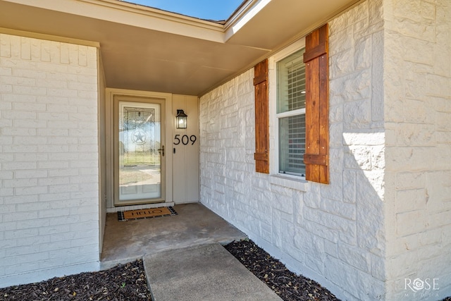 view of entrance to property