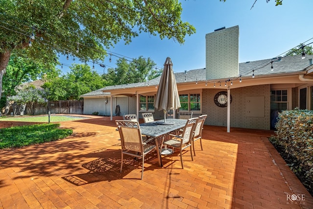 2305 Douglas Dr, San Angelo, TX 76904 - view of patio featuring outdoor dining area