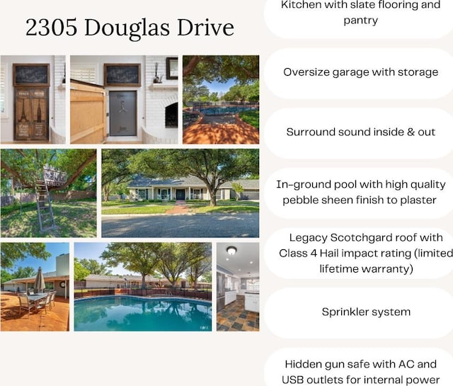 2305 Douglas Dr, San Angelo, TX 76904 - view of marketing collateral with multiple images
