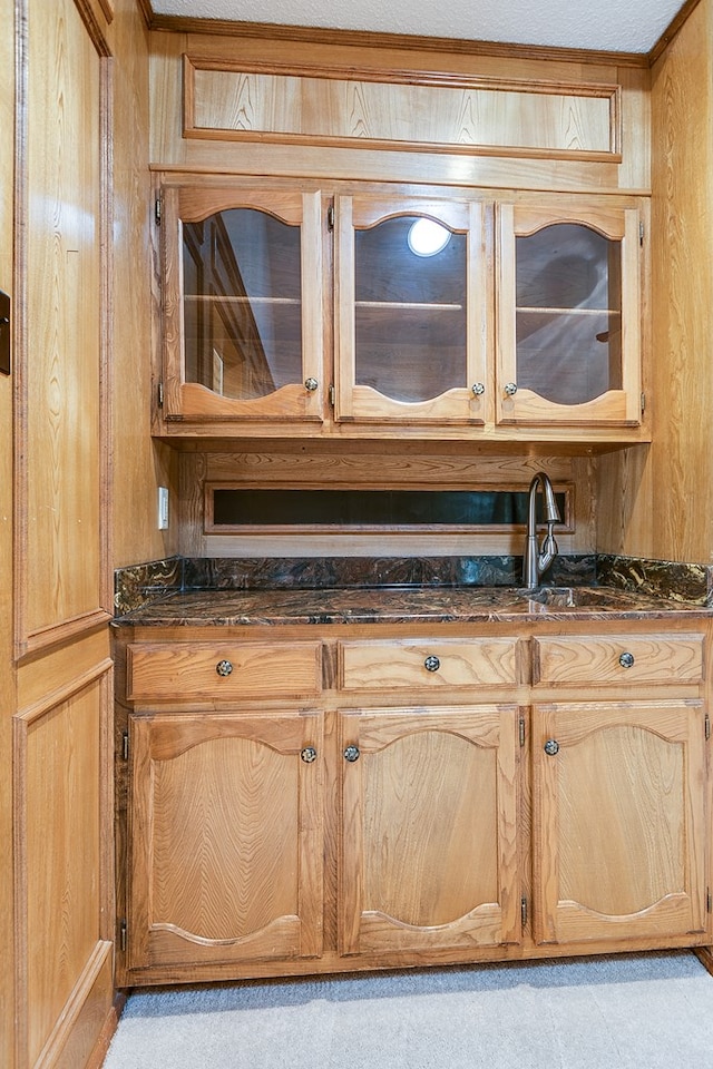 interior details with sink