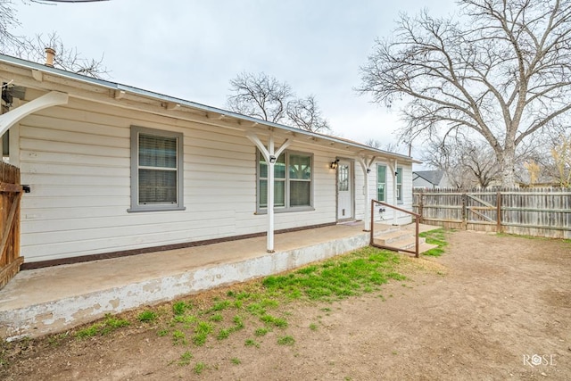 view of property exterior