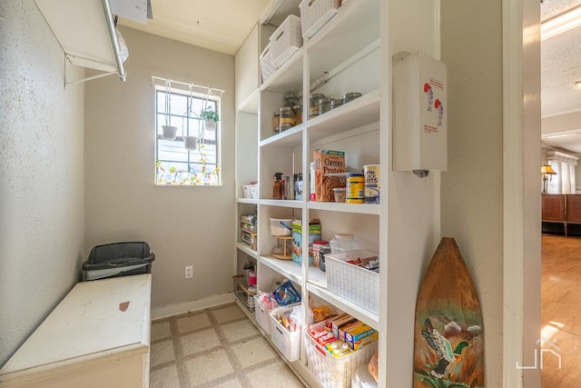 view of pantry