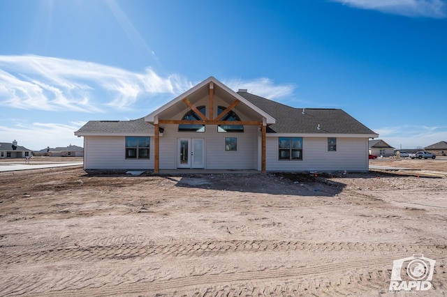 view of front of house featuring french doors