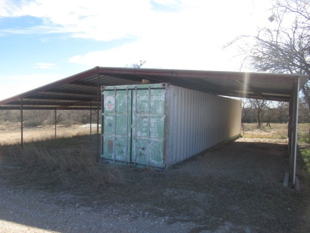 view of outdoor structure