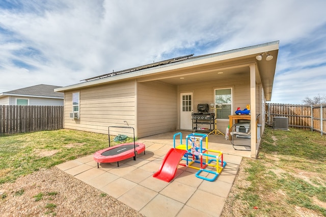 363 E 49th St, San Angelo, TX 76903 - fenced backyard featuring a patio