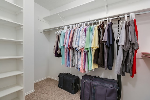 4413 Pinon Ridge Dr, San Angelo, TX 76904 - walk in closet featuring carpet