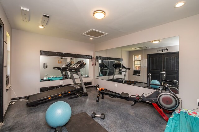3918 Caroline Ln, San Angelo, TX 76904 - workout area with recessed lighting