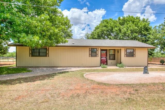220 Mcdowell St, Bronte, TX 76933 - view of ranch-style home