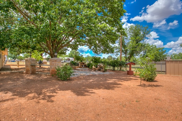 220 Mcdowell St, Bronte, TX 76933 - view of yard featuring a gate