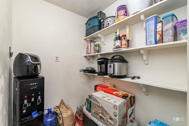 view of pantry