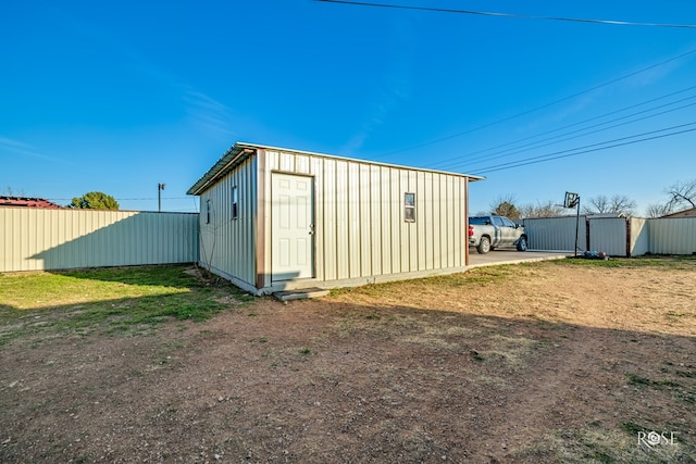 view of outbuilding