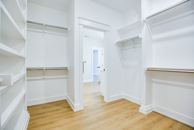 3609 Clearview Dr, San Angelo, TX 76904 - walk in closet with light wood-type flooring