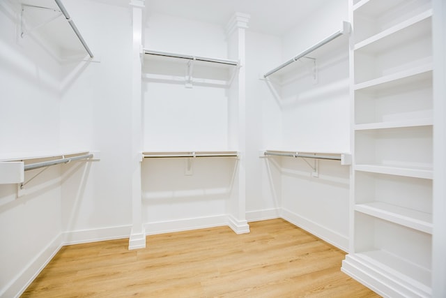 3609 Clearview Dr, San Angelo, TX 76904 - walk in closet with wood finished floors