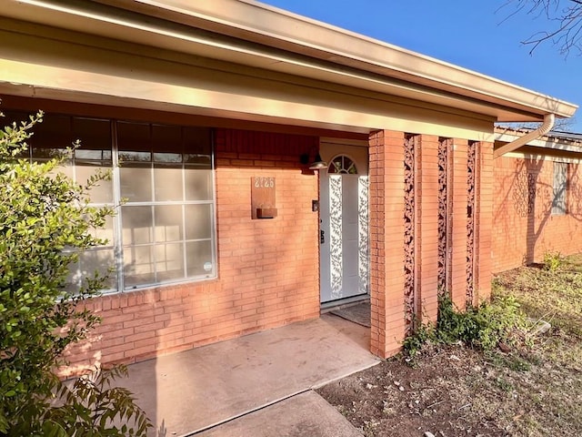 2726 Erline Dr, San Angelo, TX 76901 - entrance to property featuring brick siding