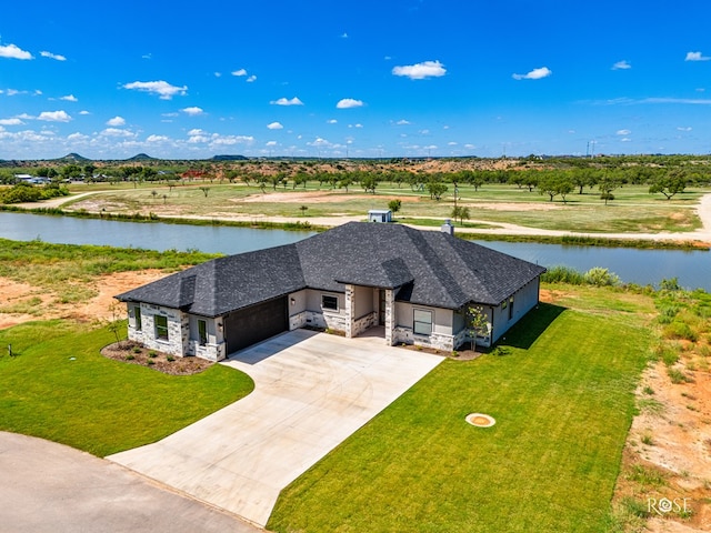 2301 Hillside Dr, San Angelo, TX 76904 - aerial view of property and surrounding area with a large body of water