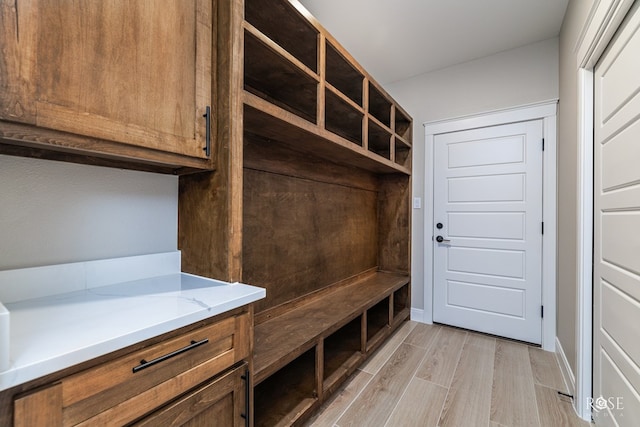 2301 Hillside Dr, San Angelo, TX 76904 - mudroom featuring light wood-style flooring