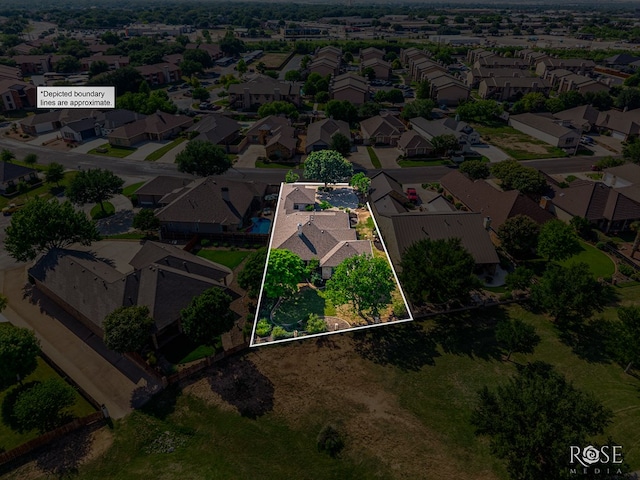 2141 Valleyview Dr, San Angelo, TX 76904 - view of property location with property boundaries highlighted and nearby suburban area
