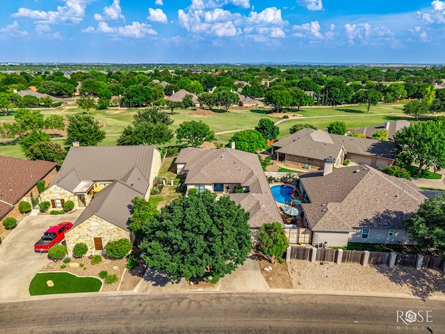 2141 Valleyview Dr, San Angelo, TX 76904 - aerial view of residential area featuring a golf club