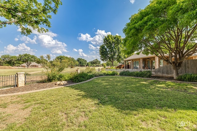 2141 Valleyview Dr, San Angelo, TX 76904 - view of yard
