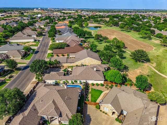 2141 Valleyview Dr, San Angelo, TX 76904 - aerial perspective of suburban area with a nearby body of water