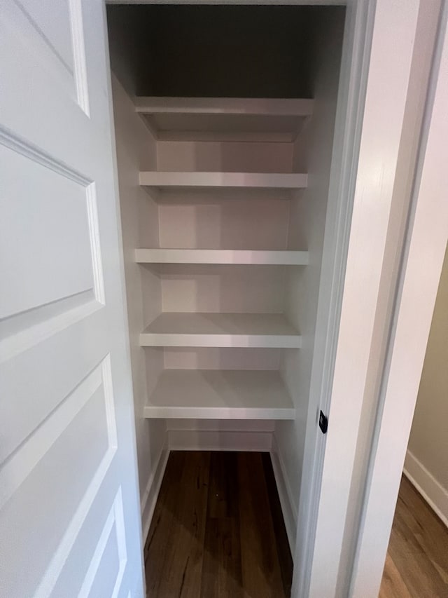 view of closet