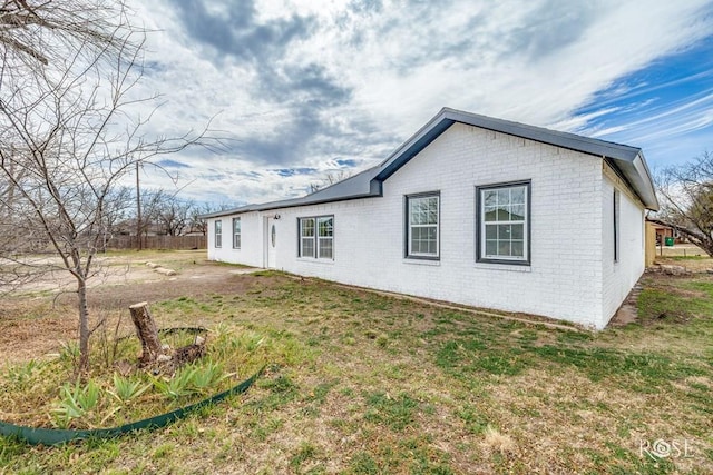4815 Bowie St, San Angelo, TX 76903 - back of house featuring brick siding