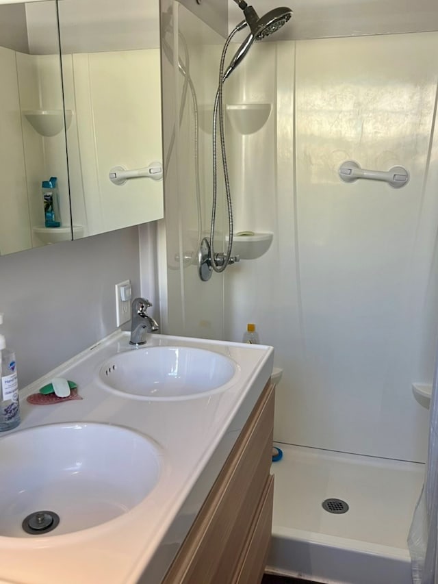 2708 A & M Ave, San Angelo, TX 76904 - full bath featuring walk in shower and double vanity