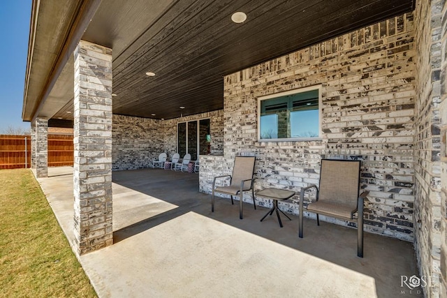 1609 Club House Ln, San Angelo, TX 76904 - view of patio