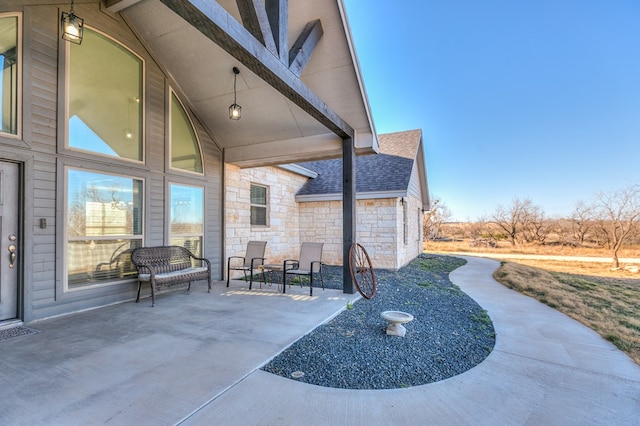 view of patio