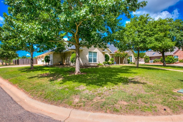 601 Burlington Rd, San Angelo, TX 76901 - obstructed view of property featuring brick siding