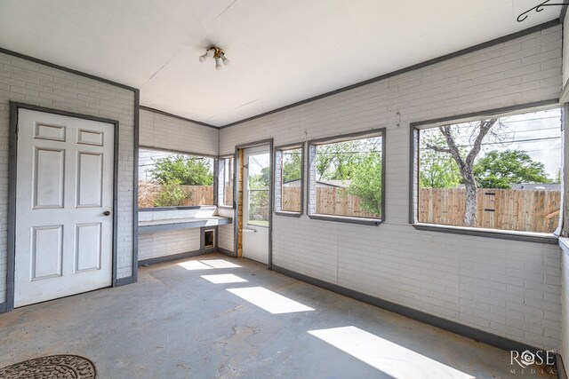 3109 College Hills Cir, San Angelo, TX 76904 - view of unfurnished sunroom