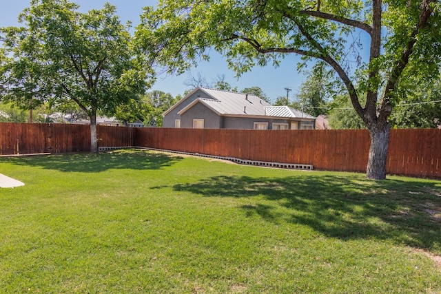 1905 Live Oak St, San Angelo, TX 76901 - view of yard with a fenced backyard