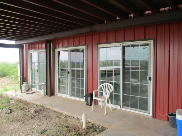 exterior space with a patio area