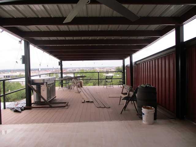 view of deck