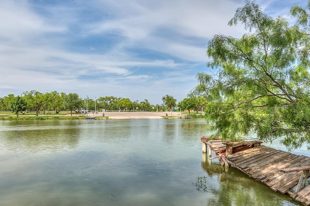 6290 Stokes Rd, San Angelo, TX 76904 - dock area with a water view