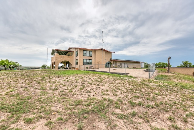 6290 Stokes Rd, San Angelo, TX 76904 - view of front of property featuring fence and brick siding