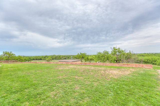 6290 Stokes Rd, San Angelo, TX 76904 - view of green lawn featuring a view of countryside