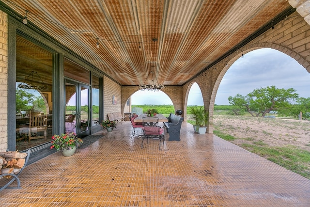 6290 Stokes Rd, San Angelo, TX 76904 - view of patio / terrace featuring outdoor dining space