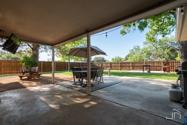 view of patio