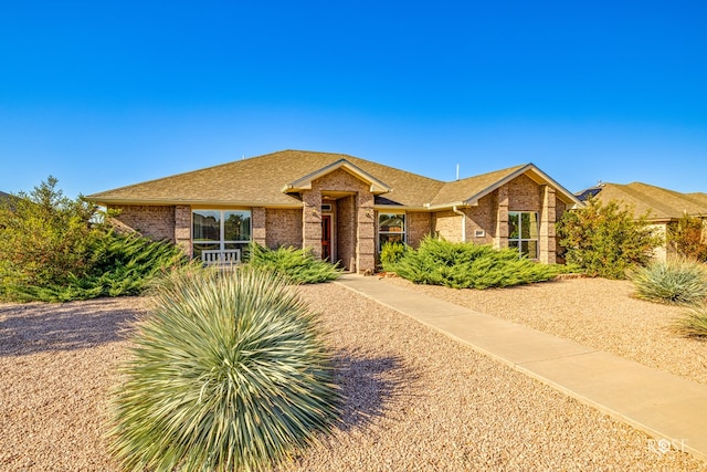 view of ranch-style house