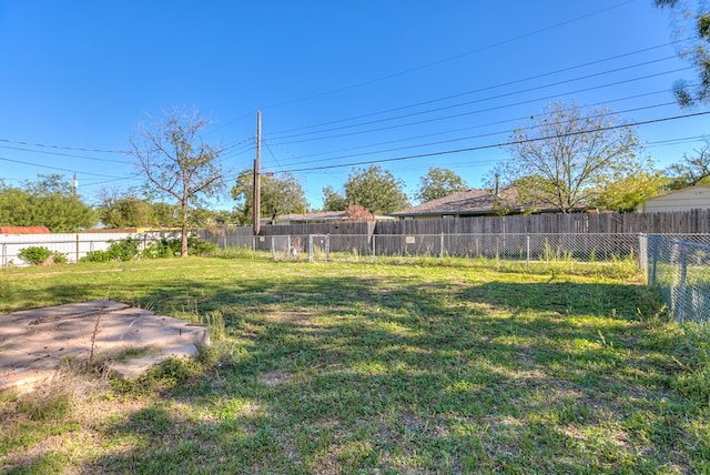 view of yard