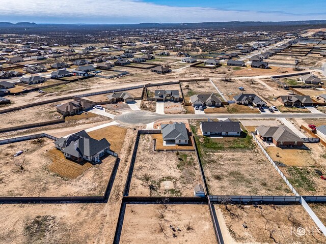 drone / aerial view featuring a residential view