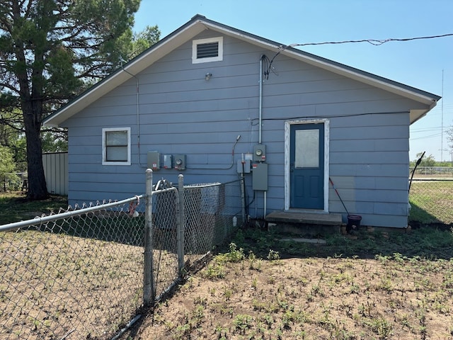 view of back of property